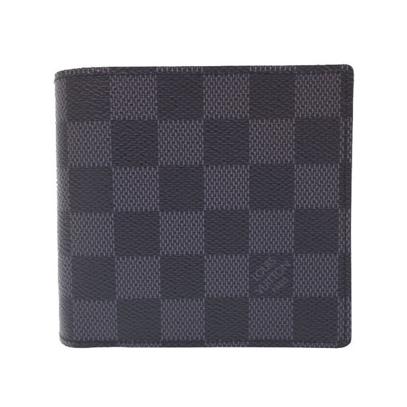Louis Vuitton Graphite Black Damier Bifold Portefeuille Marco Wallet - Picture 1 of 5